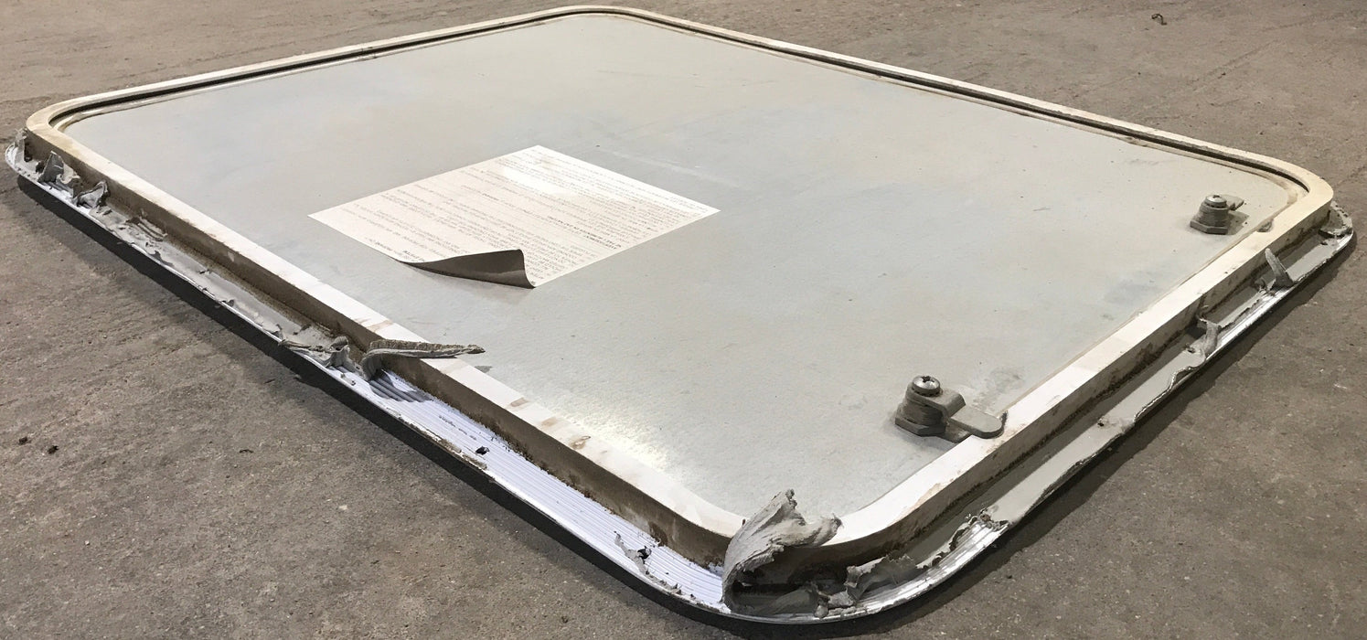 Used Radius Cornered Propane Cargo Door 29 3/4" x 23 3/4" x 3/4" D