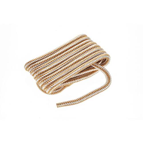Attwood Marine Boat Dock Line - Double Braided - Nylon; Gold/ White - 117565-7