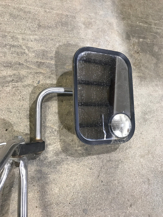 Used Old Style Motorhome Side View Mirror- Passenger Side