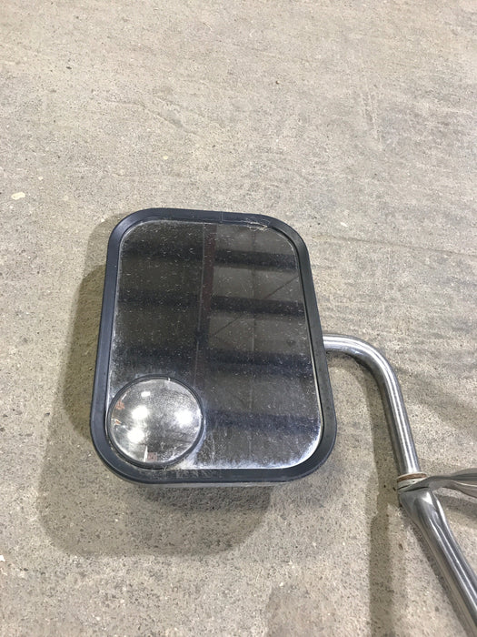 Used Old Style Motorhome Side View Mirror- Drivers Side