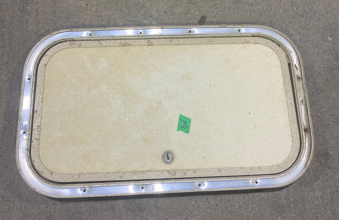 Used Radius Cornered Cargo Door 19 3/4" W x 11" H x 3/4 "D