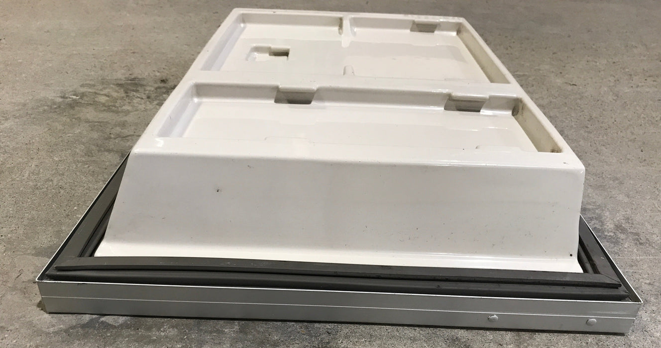 Used Dometic Refrigerator Freezer Door 2930930132 - 24 1/2" W x 16 1/2" H