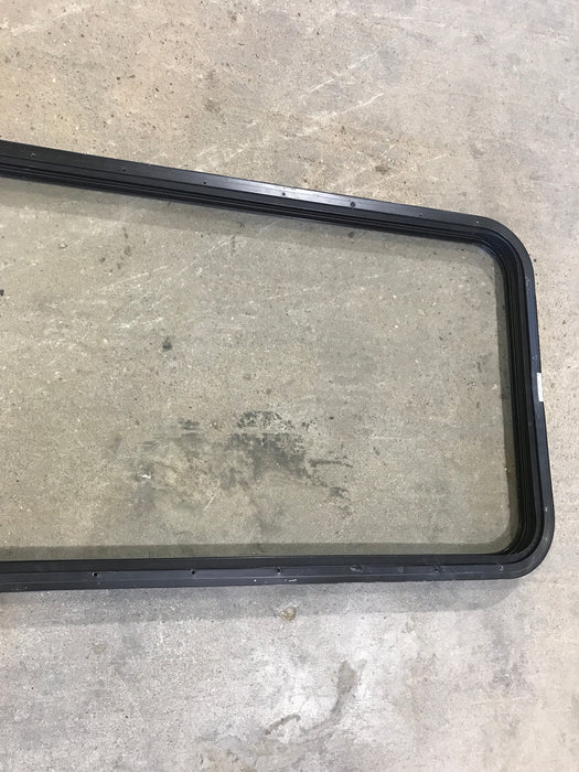 Used Black Radius Opening Window : 23 1/2" W x 52" H x 1 7/8"