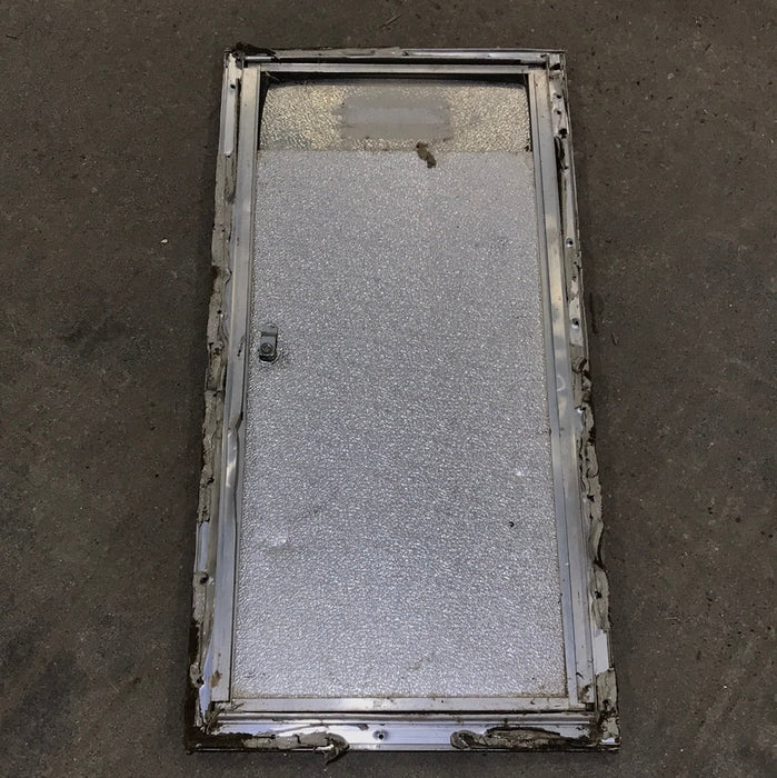 Used Square Corner Propane door  30 1/4" W x 14 1/2" H x 3/4" D