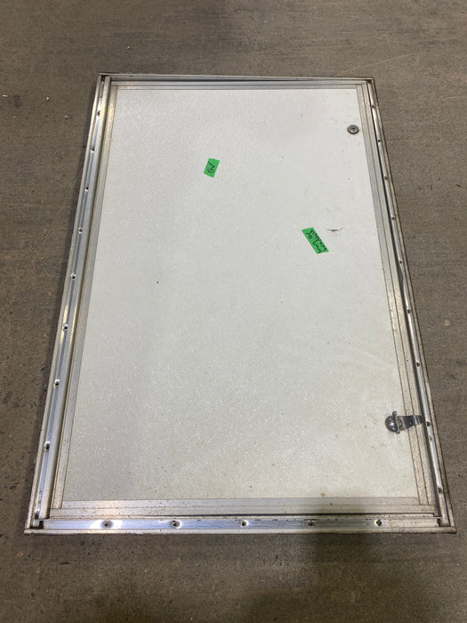 Used Square Cornered Cargo Door 35 3/4" W x 23 1/4" H X 3/4" D