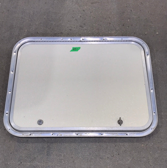 Used Corner Radius Cargo Door  23 3/4" W x 17 3/4" H x 3/4"D