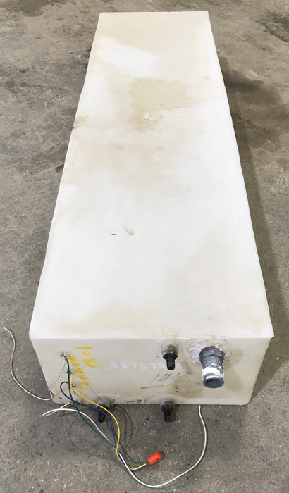 Used Fresh Water Tank 10" H  x 16" W x 58” L