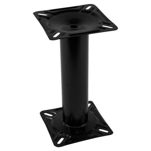 WISE MARINE Boat Seat Pedestal - 13" Fixed Height; With 5-1/4" Hole Pattern; Black - 8WD1250