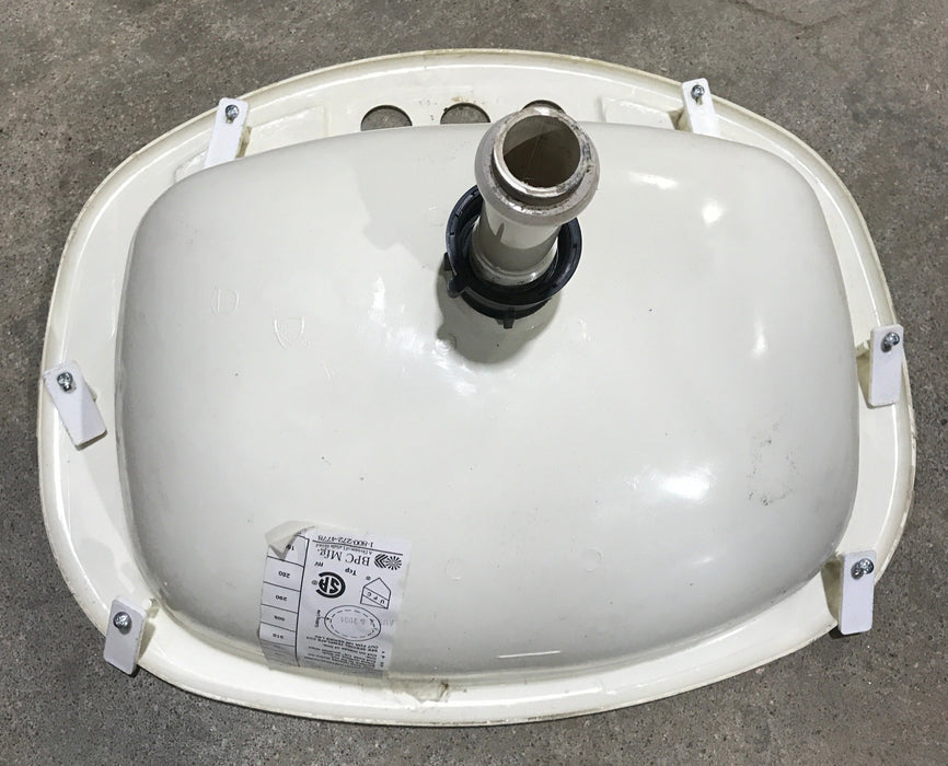 Used Bathroom Sink, Off-White - 20" x 16" x 6 1/2"D