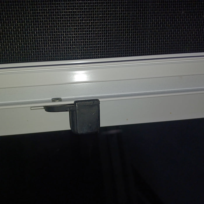 Used Young Farts RV Parts White Radius Opening Window : 47 1/4″ X 29″ X 1.25″ - 0757 Vanguard Industries