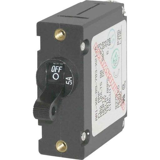 7200 AC / DC Single Pole Magnetic World Circuit Breaker - 5 Amp - Young Farts RV Parts