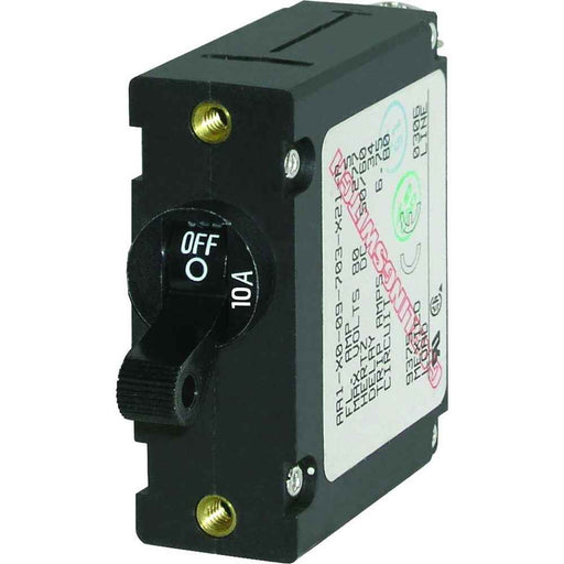 7204 AC / DC Single Pole Magnetic World Circuit Breaker - 10 Amp - Young Farts RV Parts