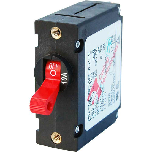 7205 AC / DC Single Pole Magnetic World Circuit Breaker - 10 Amp - Young Farts RV Parts