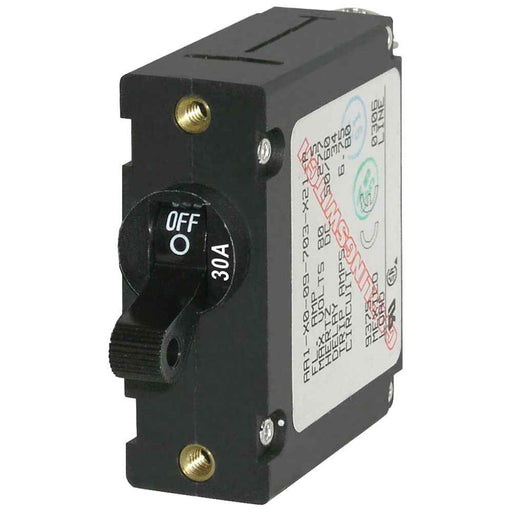 7220 AC / DC Single Pole Magnetic World Circuit Breaker - 30 Amp - Young Farts RV Parts