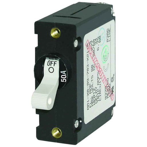 7230 AC/DC Single Pole Magnetic World Circuit Breaker - 50 Amp - Young Farts RV Parts