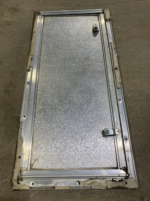 Used Square Cornered Cargo Door 23 1/2" W x 10 1/2" H X 1" D