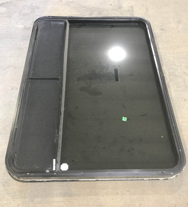 Used Black Radius Emergency Opening Window : 47 1/2" W x 34 1/2" H x 2" D
