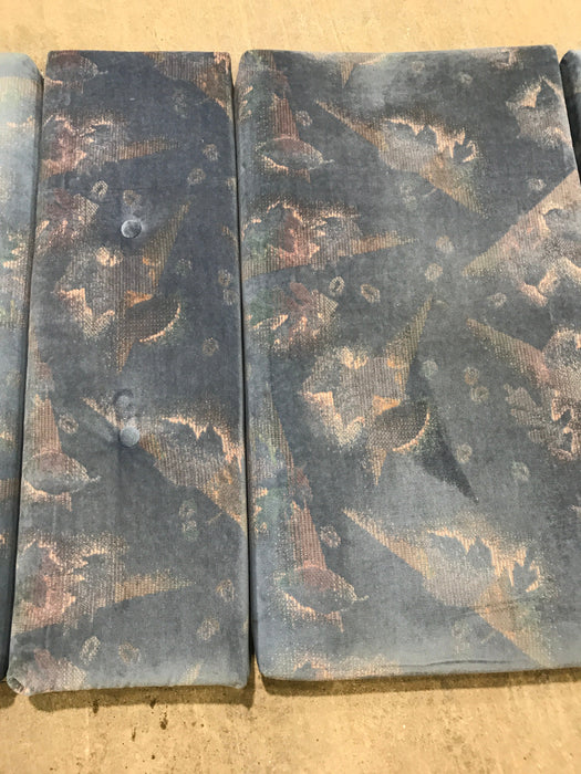 Used Dinette Cushion Set- 4 piece - 2 @ 40" X 22" X 4" D, 2 @ 40" X 12" X 4" D