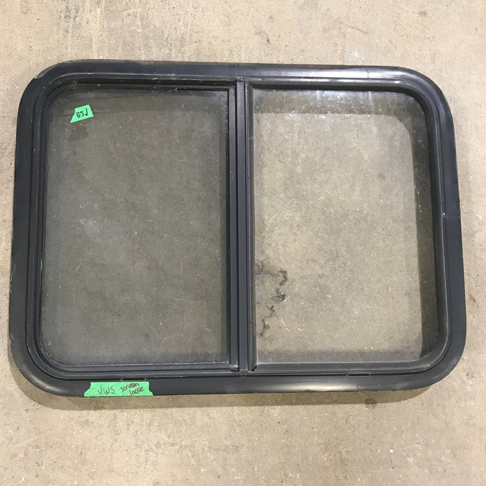 Used Black Radius Opening Window : 29.5" X 21.5" X 2"