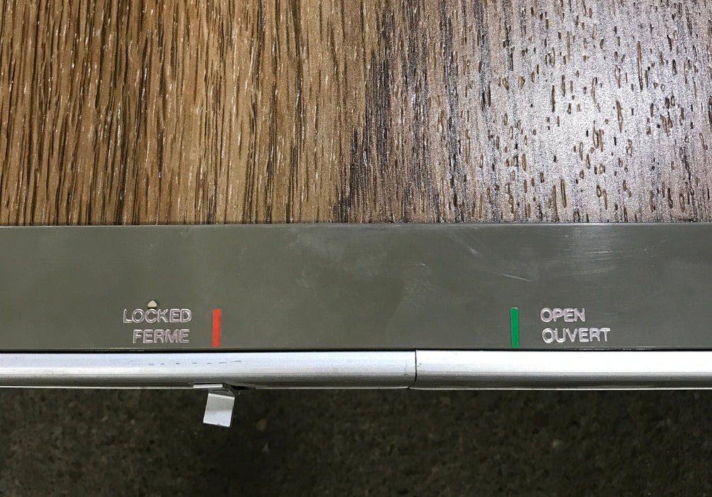 Used Dometic Refrigerator Freezer Door 2930930132 - 24 1/2" W x 16 1/2" H