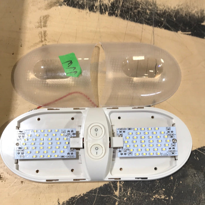 Used Light Fixture *DOUBLE* Off- White