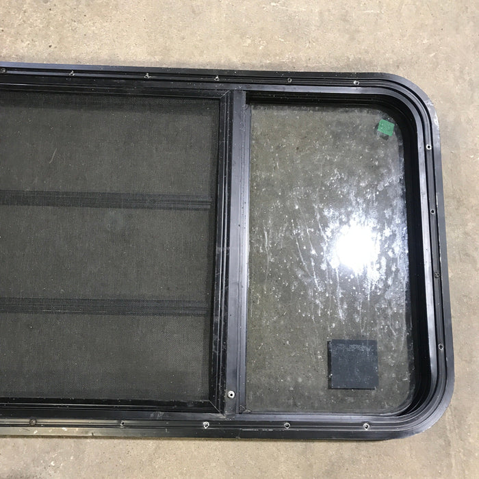 Used Black Radius Opening Window : 59.75" x 21.75" x 2"