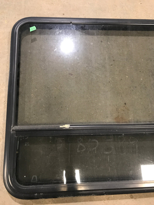 Used Black Radius Opening Window : 48" W x 35 1/2" H x 2" D