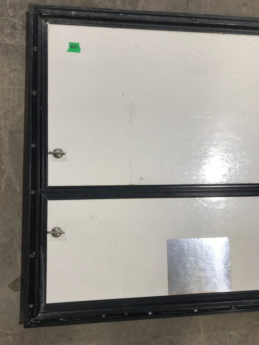 Used Square Cornered Propane Cargo Door 29 3/4" x 25 3/4" x 3/4"D