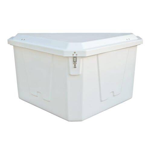 Taylor Made Dock Storage Box - Triangle; 54" Length; White - 83561
