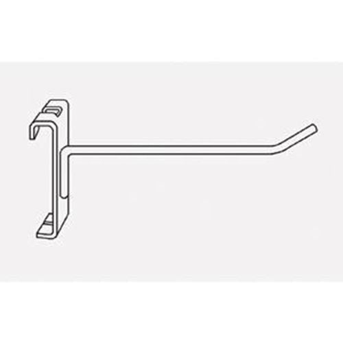 8" GRID PANEL HOOK-CHROME