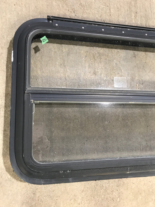 Used Black Radius Emergency Opening Window : 29 1/2" W x 21 1/2" H x 1 7/8" D