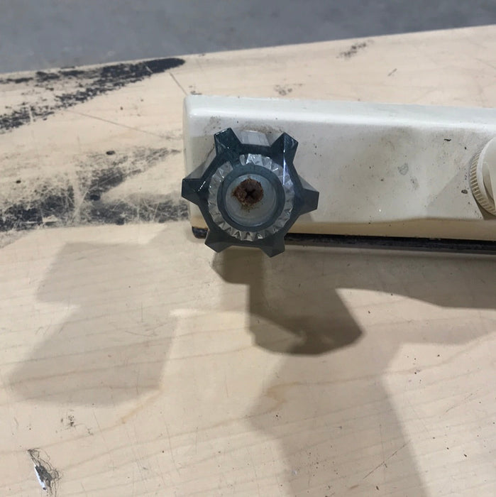 Used 8" Kitchen Faucet, Bone, Smoked Handles