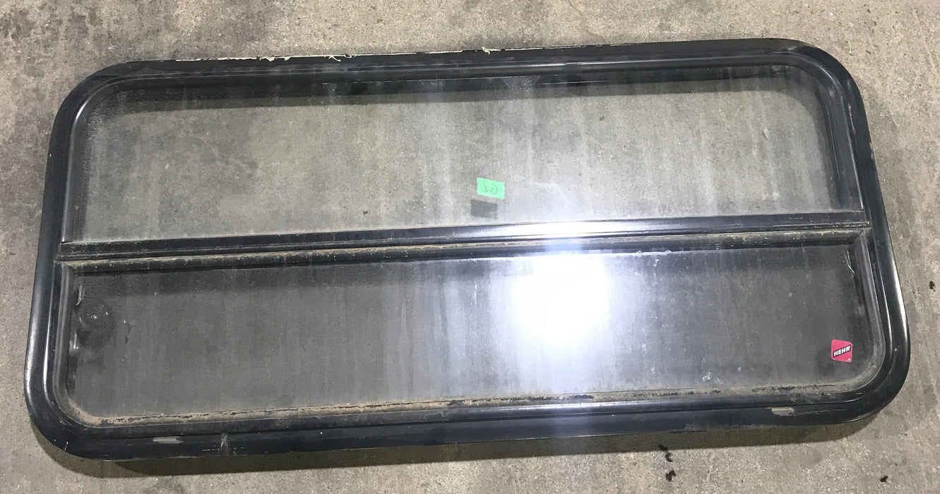 Used Black Radius Opening Window : 41 1/2" W x 19 1/2" H x 2" D