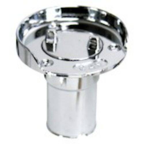 WHITECAP Boat Deck Filler Cap - Fresh Water Only; Zamac; With Chain - S-7022C