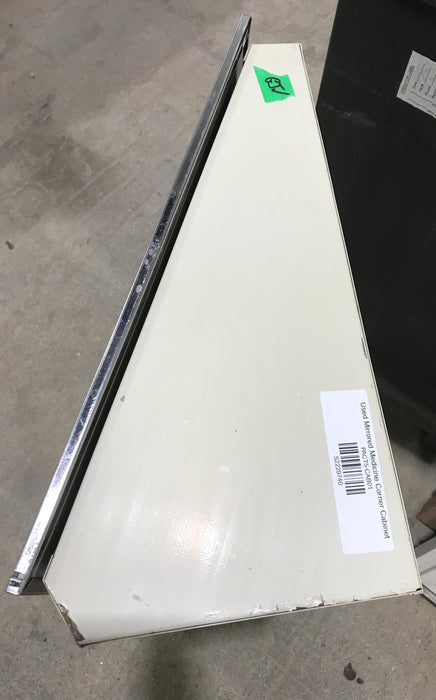 Used Mirrored Medicine Corner Cabinet