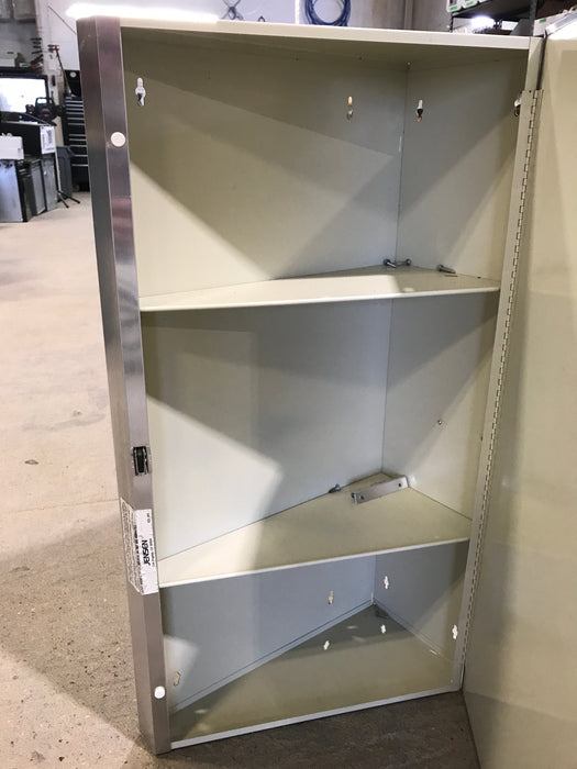 Used Mirrored Medicine Corner Cabinet