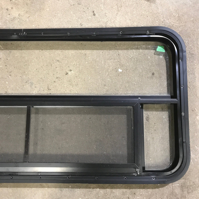 Used Black Radius Opening Window : 45.5" x 21.25" x 1.875"