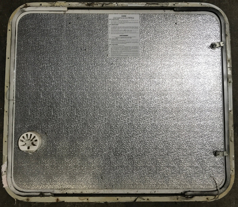 Used Radius Cornered Propane Cargo Door 29 7/8" x 25 7/8" x 3/4 "D