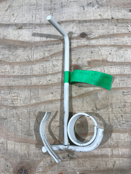 Used Dometic Toilet Flush Lever, White - 385310578