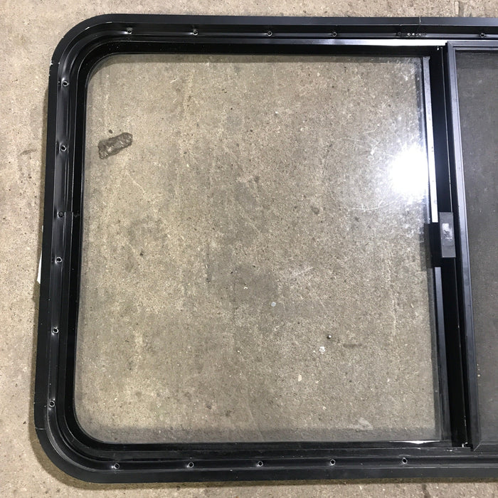 Used Black Radius Opening Window : 45.5" x 25.5" x 1.875"