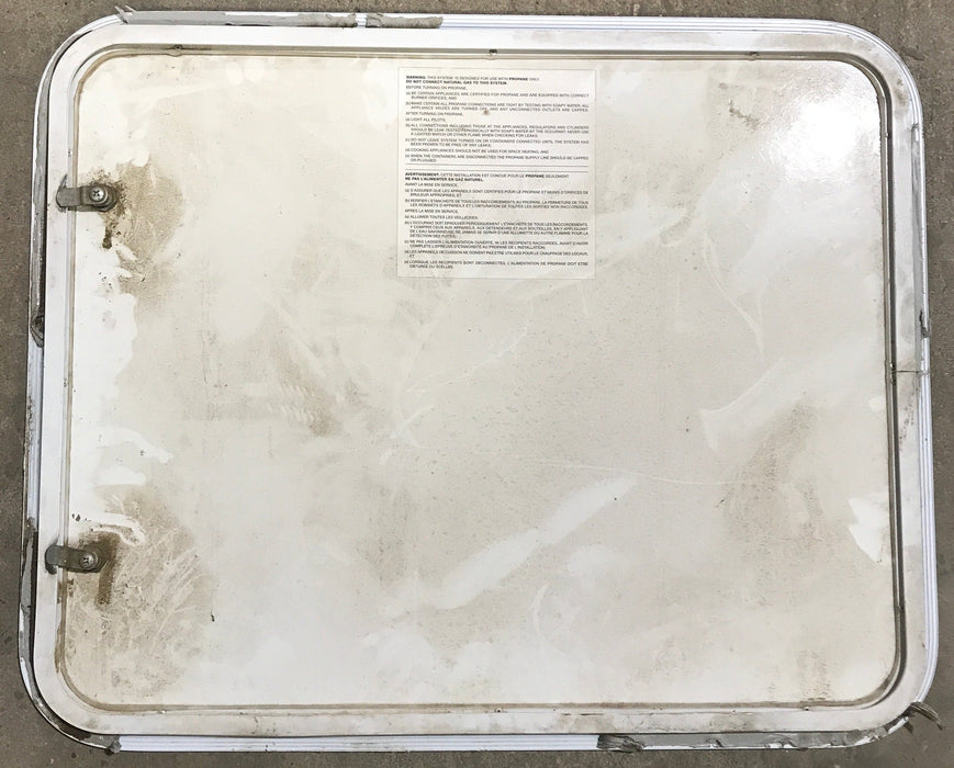 Used Radius Cornered Propane Cargo Door 29 1/2" x 23 7/8" x 3/4" D