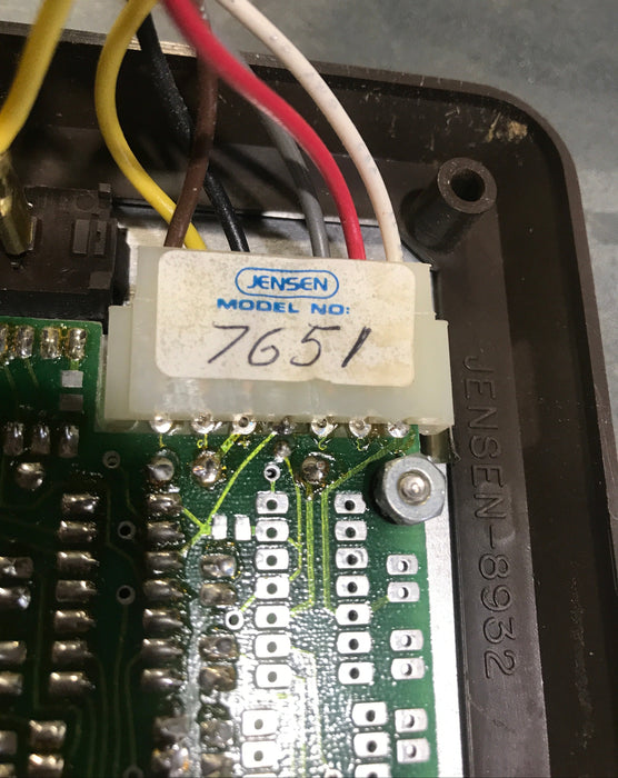 Used Jensen Tank Monitor System Panel - 7651