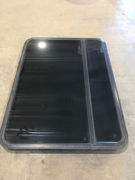 Used Black Radius Emergency Opening Window : 47 1/2" W x 34 1/2" H x 2" D