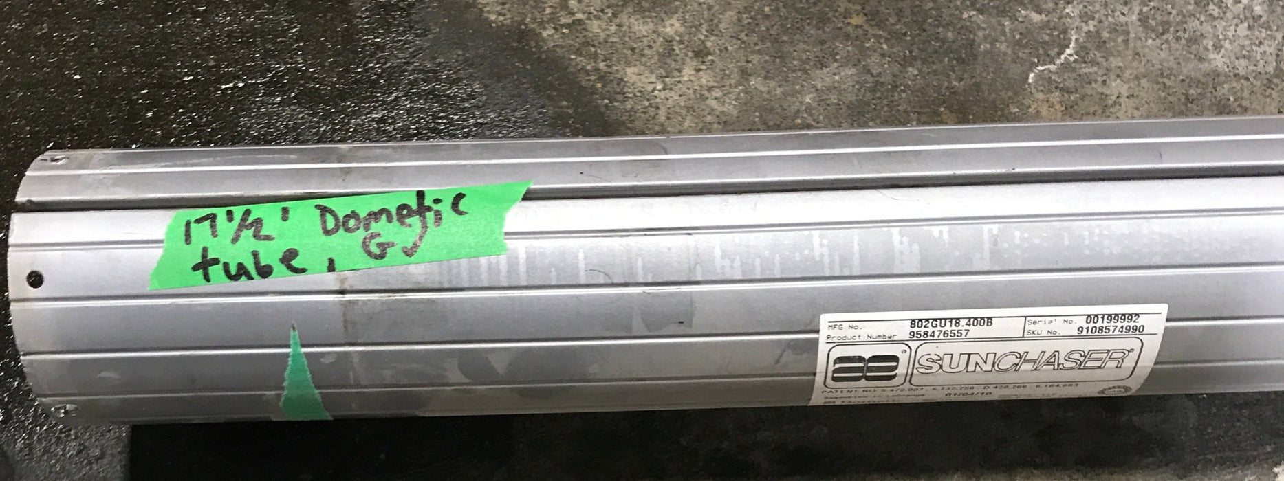 Used Dometic Awning Roller Tube 18'