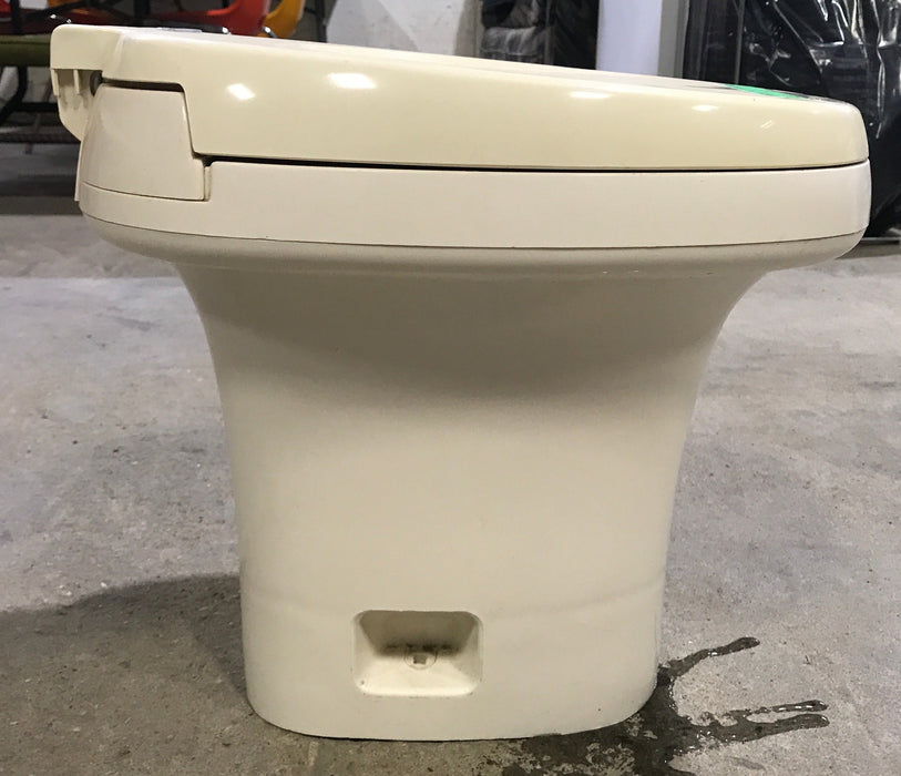 Used Complete Thetford Toilet, Hand Flush, High Profile, Off-White - AQUA MAGIC IV , 20920
