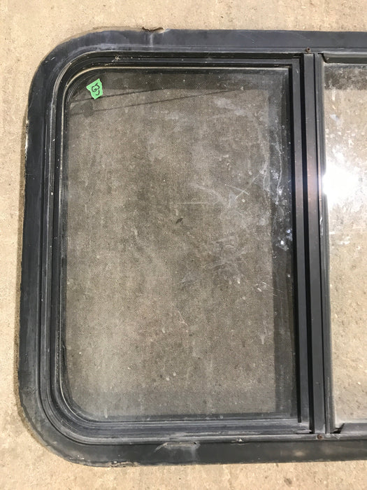 Used Black Radius Opening Window : 29 1/2" W x 21 1/2" H x 2" D