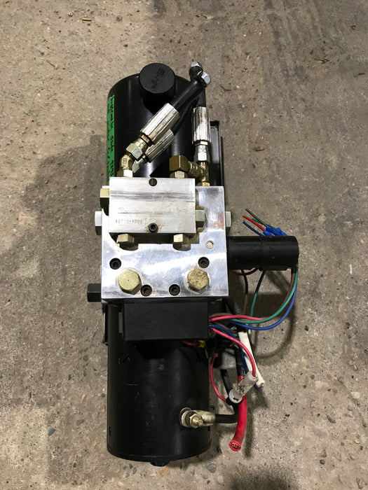 Used TAYLOR-NEWCOMB RV Slide Out Hydraulic Pump/Motor/Tank Assembly