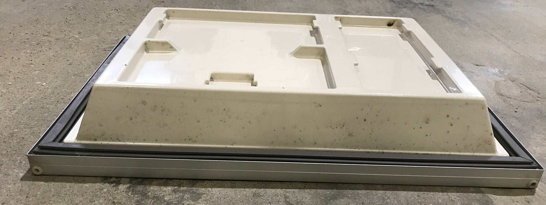 Used Dometic Refrigerator Freezer Door 2930930132 - 24 1/2" W x 16 1/2" H