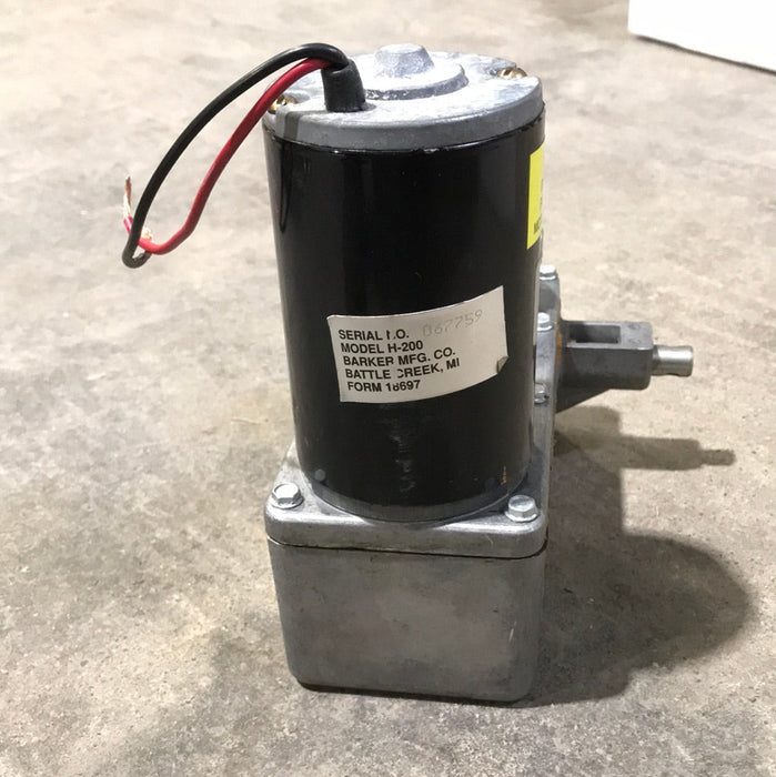 Used Barker RV Slide Out Motor - MODEL H-200