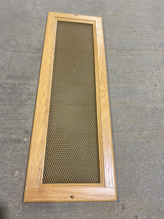 Used Wooden RV Interior Furnace Access Door 25" W X  8 1/4" H